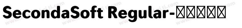 SecondaSoft Regular字体转换